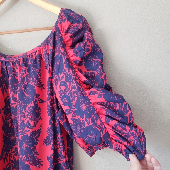 Vintage 80s Hilo Hattie Floral Muumuu - Picture 2 of 8